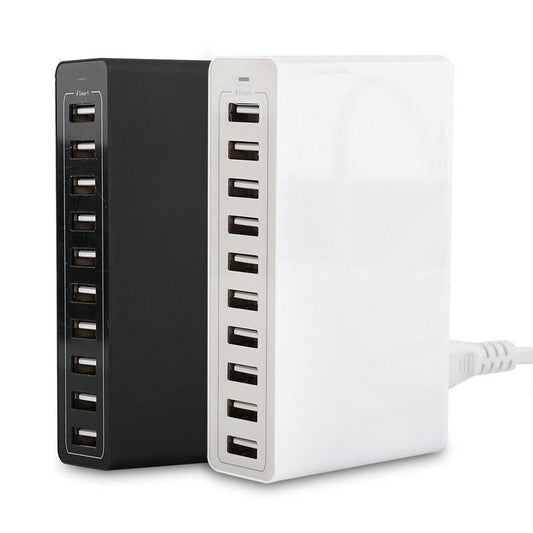 10 Ports USB Charger 50W 10A Wall Charger for Phones, Tablets-NOFRAN Electronics & Furniture