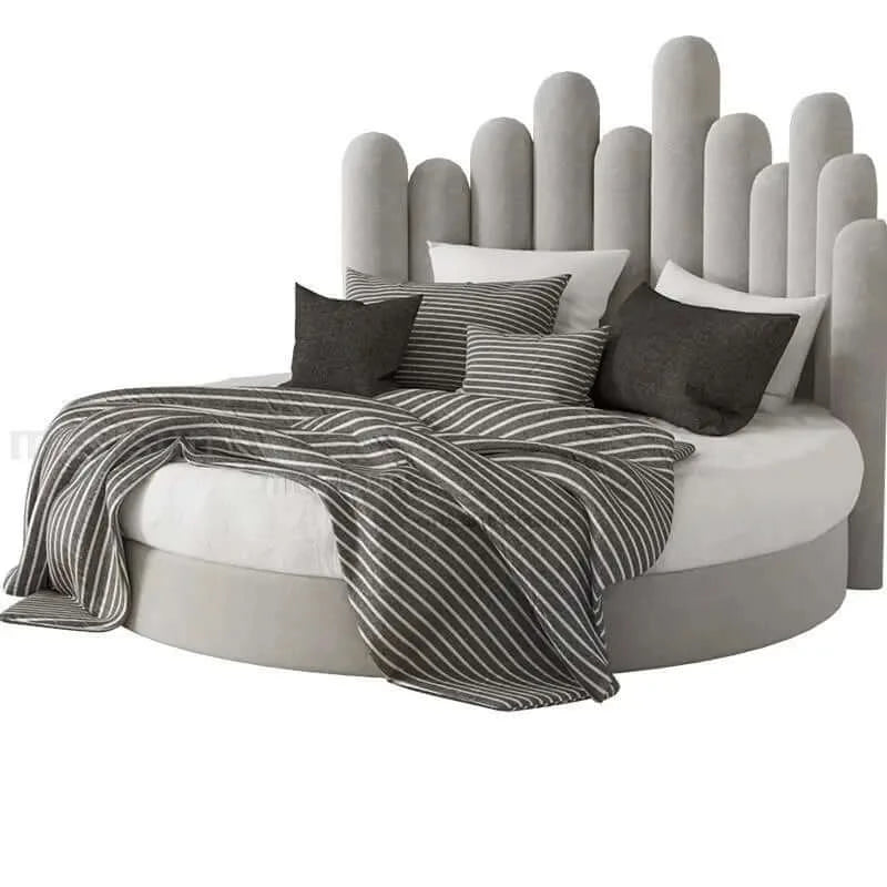 Grey Round Bed, Finger Bed