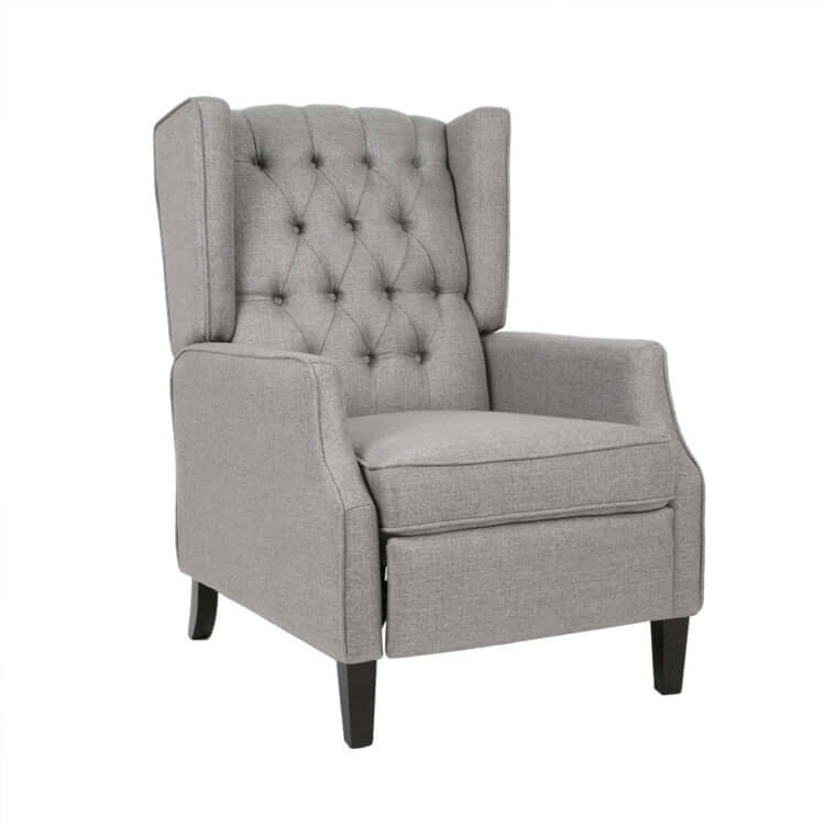 Fabric Single Seater Recliner Sofa Chair-Recliner Sofa-NOFRAN