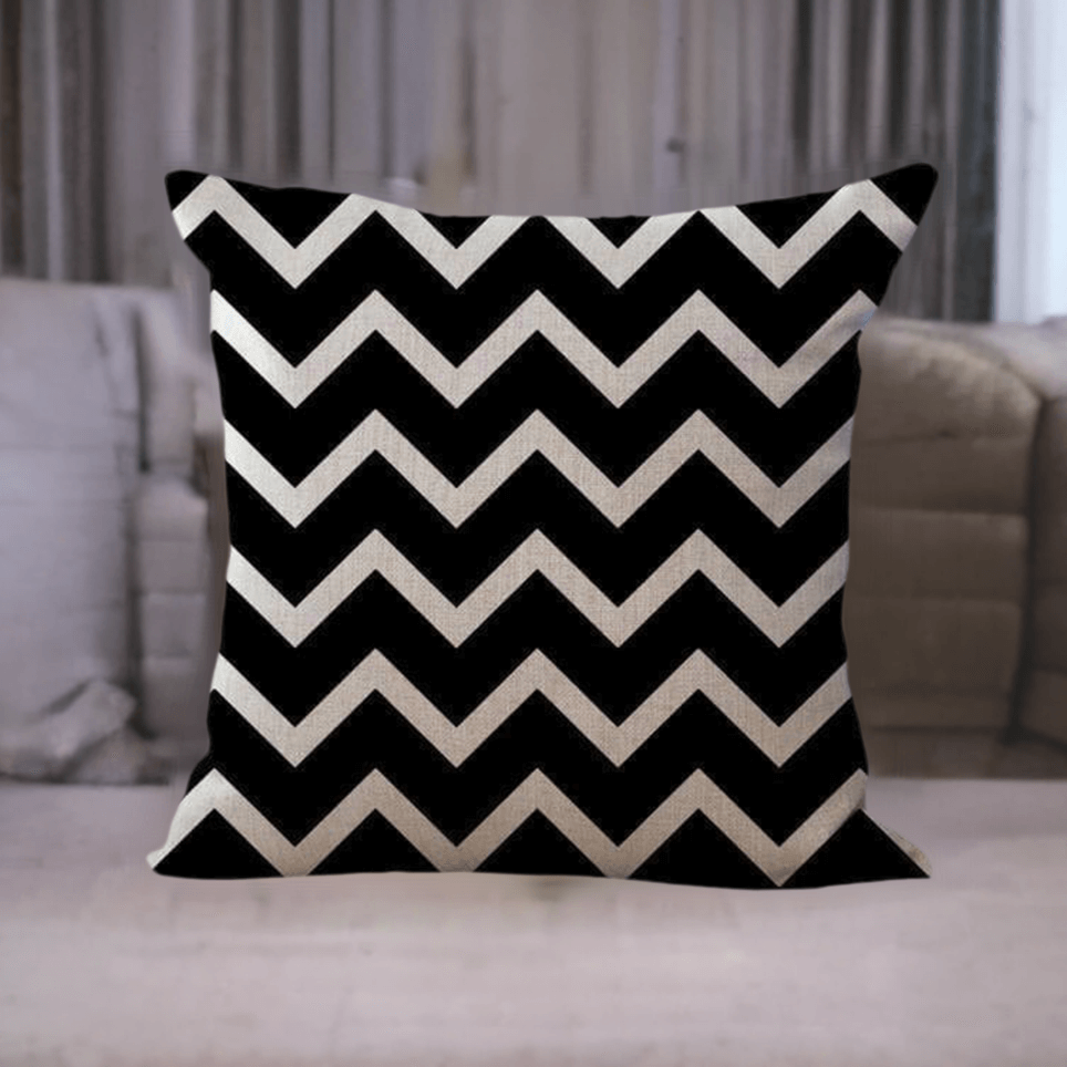 Abstract B&W Pillow Cases Pillow Covers