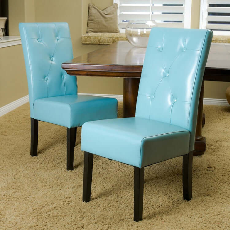 Leather Dining Room Chairs-NOFRAN