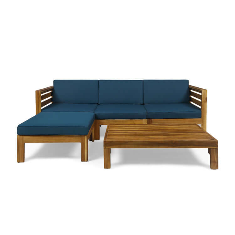 Outdoor Garden Sofa Set - Acacia Wood-Sofa Set-NOFRAN