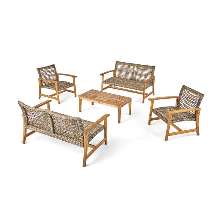 Rattan Outdoor Furniture Garden Set-Outdoor Furniture Set-NOFRAN