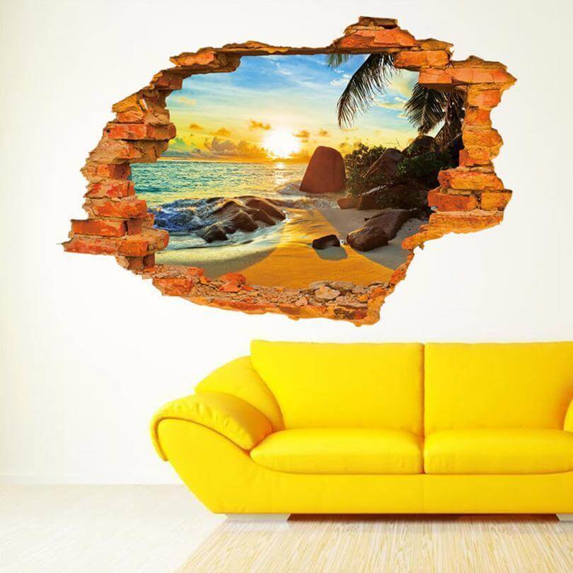 3D Wall Stickers Living Room Wall Art - NOFRAN