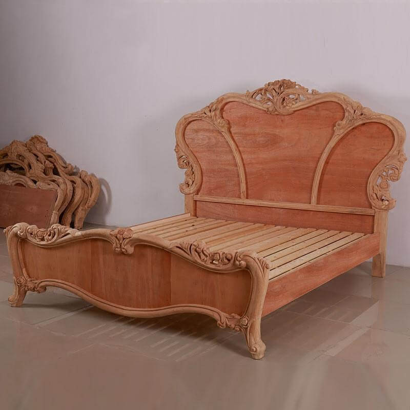 4-Piece Leather Bedroom Furniture Set - NOFRAN