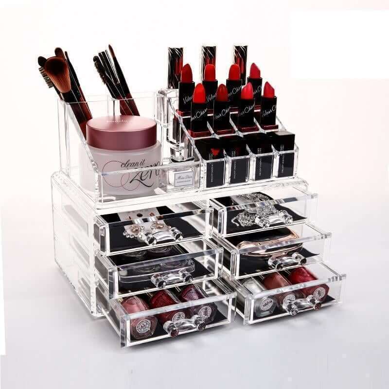 Acrylic Makeup Organizer Cosmetic Organizer Jewelry Organizer Lipstick Storage Box Drawers - NOFRAN
