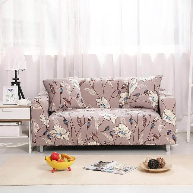 Anti-dirty Floral Stretch Sofa Cover - NOFRAN