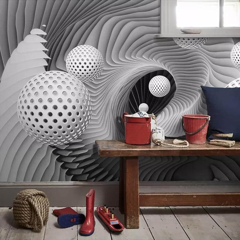 Ball Space Mural Wallpaper - NOFRAN