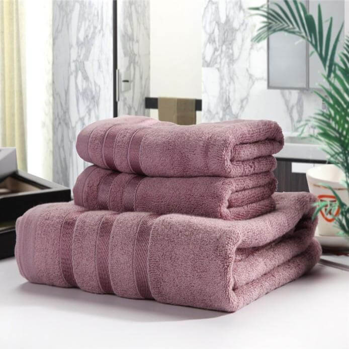 Bath Towels 3-Piece Set Cotton Towel - NOFRAN