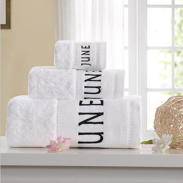 Bath Towels 3-Piece Set Cotton Towel High Absorbent - NOFRAN