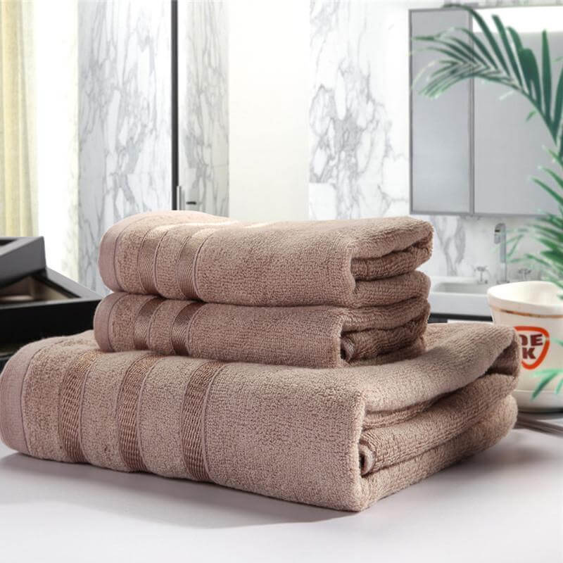 Bath Towels 3-Piece Set Cotton Towel - NOFRAN