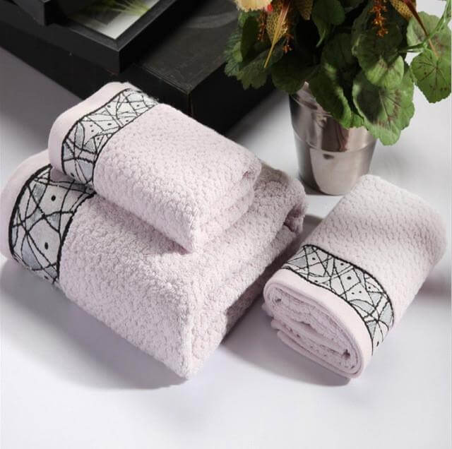 Bath Towels 3-Piece Set Cotton Towels - NOFRAN