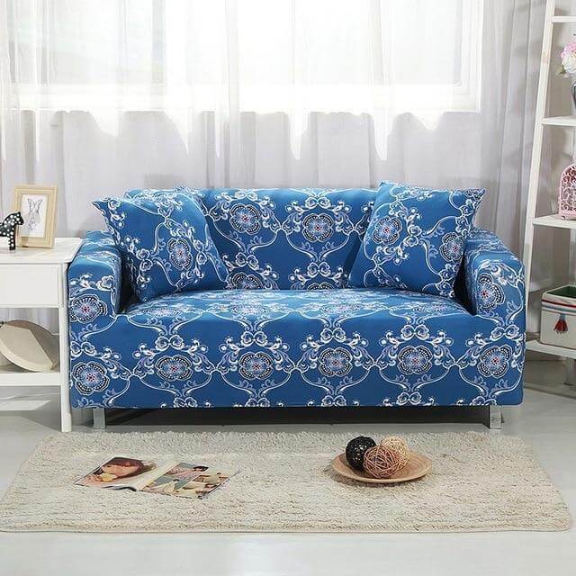 Blue Sofa Cover - NOFRAN