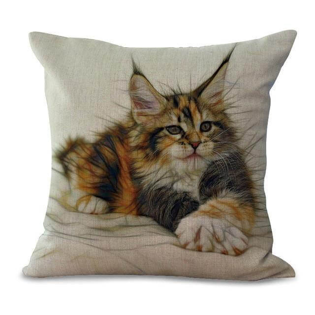 Cat Print Pillow Cases - NOFRAN