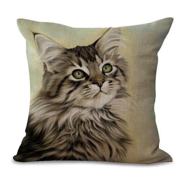 Cat Print Pillow Cases - NOFRAN