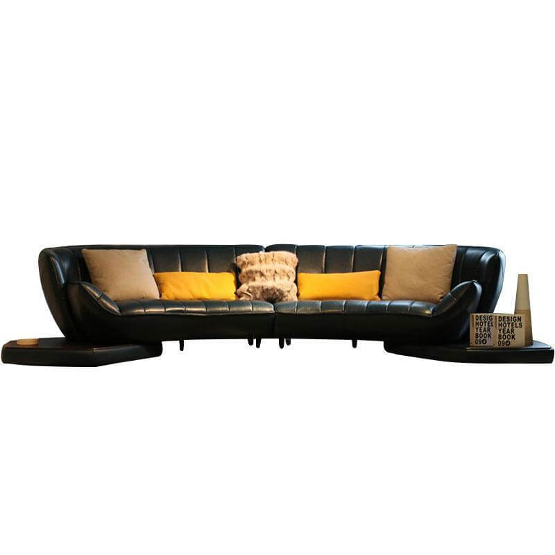 Curved Flared Arms Sofa Set - NOFRAN