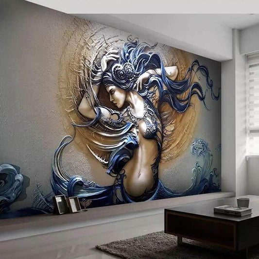 Fashion Art Beauty Mural Wallpaper - NOFRAN