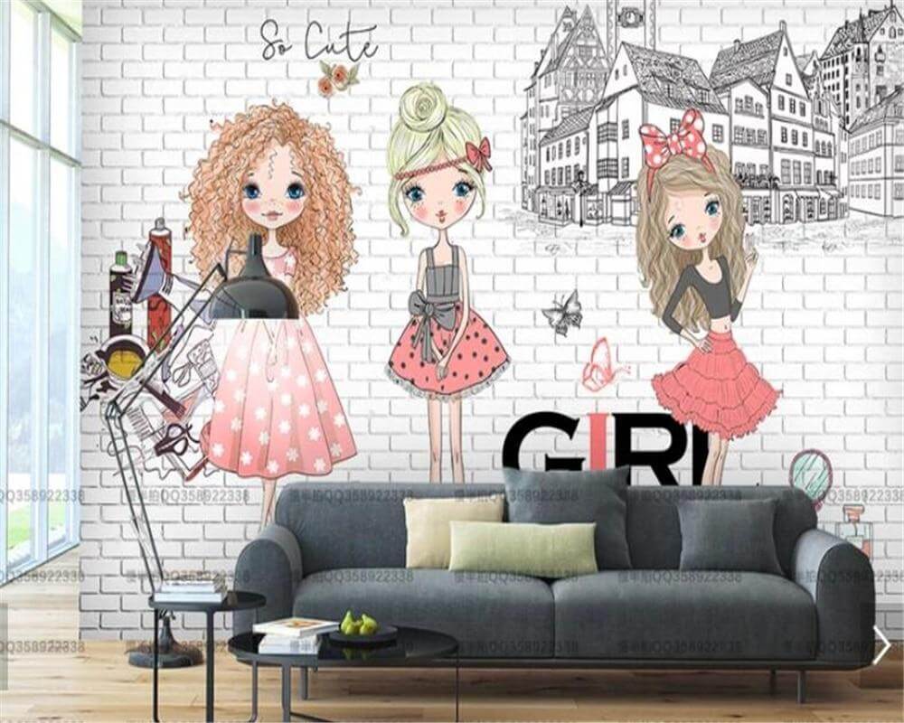 Fashion Girl Tooling Wallpaper - NOFRAN