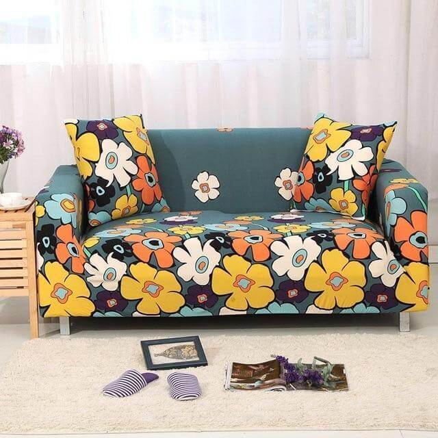 Floral Couch Cover - NOFRAN