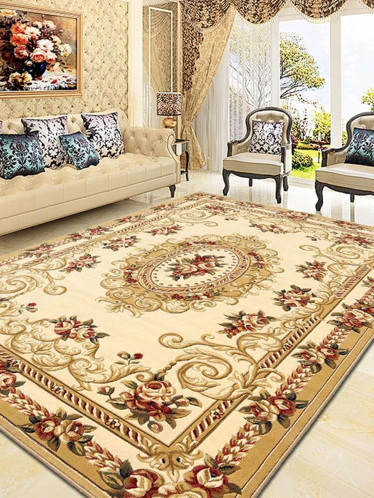 Floral Living Room Carpet - NOFRAN