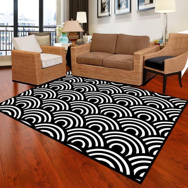 Geormetric Carpets Rectangle Living Room Carpet - NOFRAN