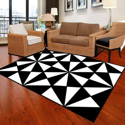 Geormetric Carpets Rectangle Livingroom Carpet - NOFRAN