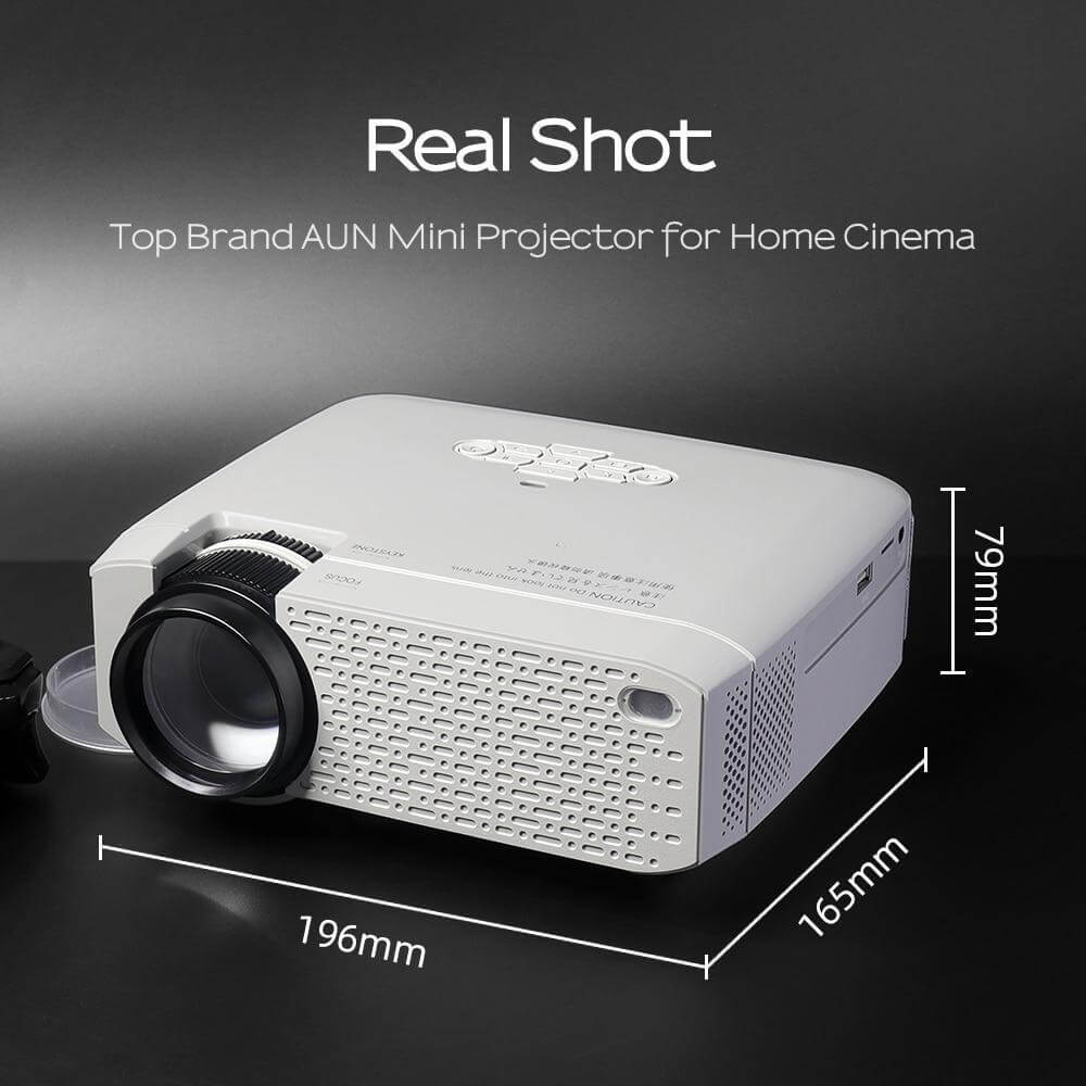 LED Projector Mini D40W Video Beamer 1600 Lumens - NOFRAN