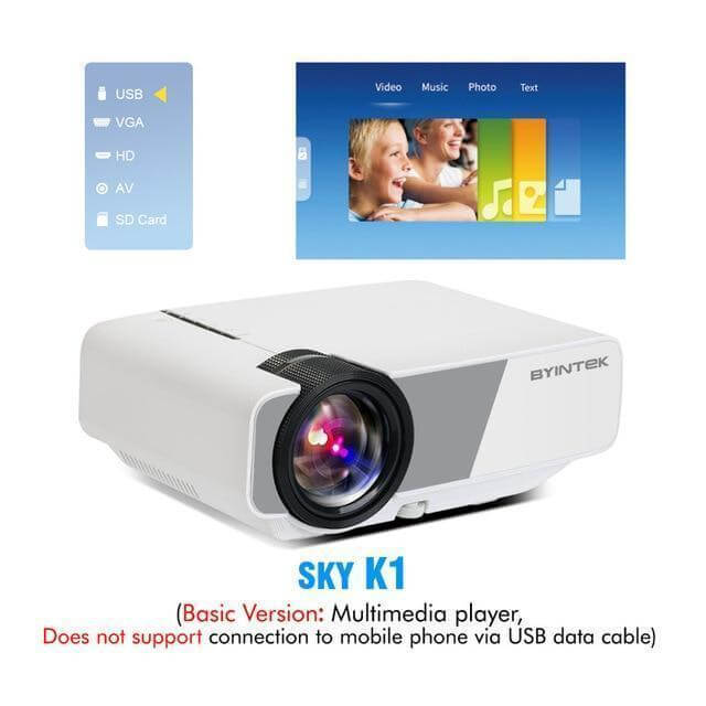 LED Projector Portable Home Theater HD Mini Projector - NOFRAN