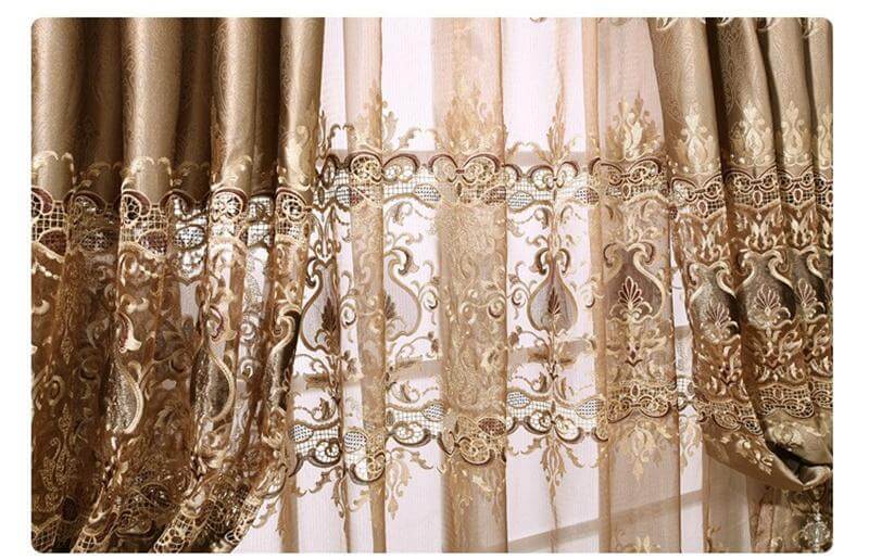 Living Room Bedroom Curtains High Quality Embroidered Curtains - NOFRAN
