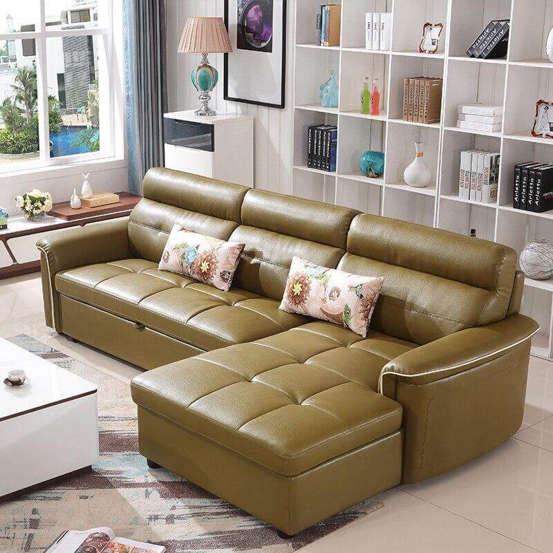 Living Room Furniture, Sofa Bed L-Shape Corner Sofa - NOFRAN