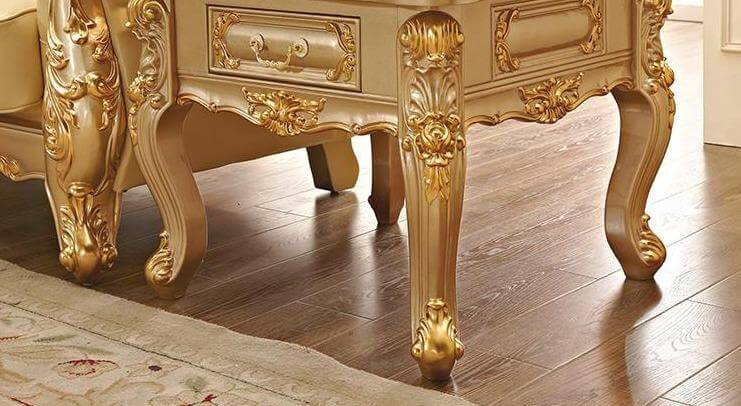 Luxury Gold End Table - NOFRAN