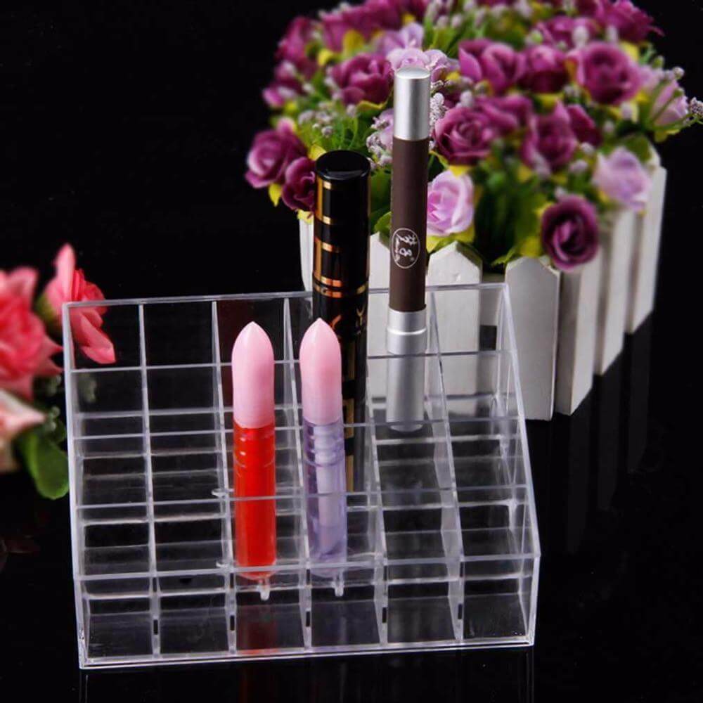 Makeup Organizer, Lipstick, Mascara Plastic Display Box - NOFRAN