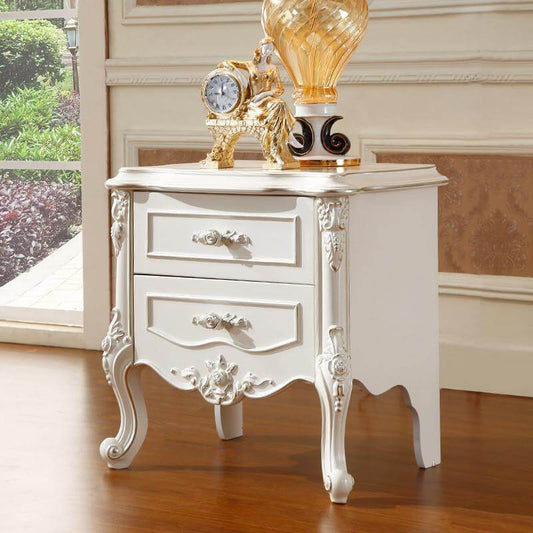 Nightstand, Luxury French Style Bedside Table - NOFRAN