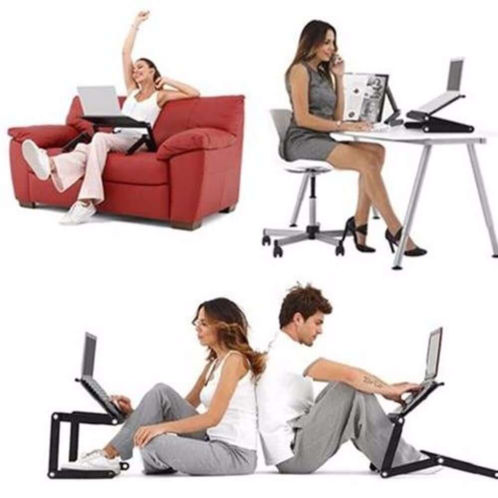 Portable Laptop Desk, Computer Desk, Adjustable, Foldable Table - NOFRAN