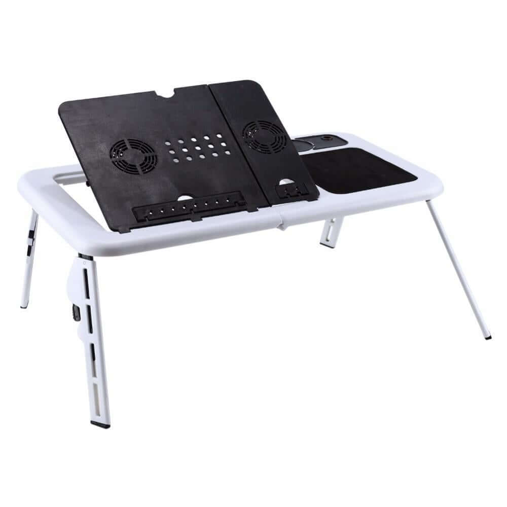 Portable Laptop Desk Computer Standing Table Adjustable Computer With Fans - NOFRAN