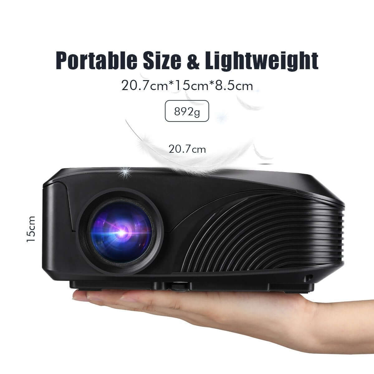 Portable Projector 1200 Lumens LED Projector - NOFRAN