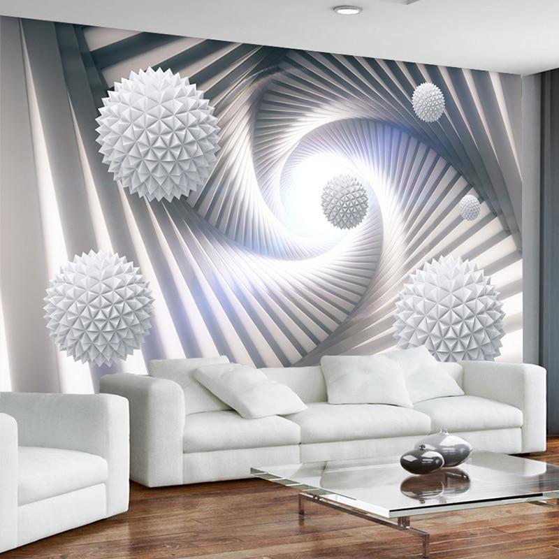 Space Circle Ball Abstract Wallpaper - NOFRAN