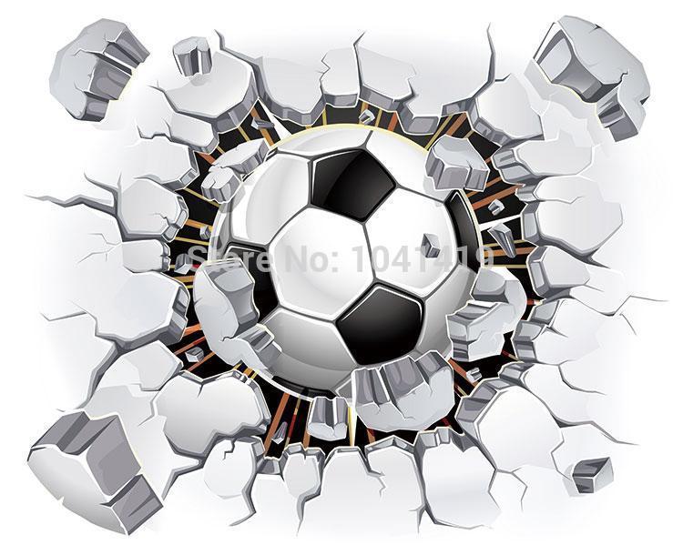 Stereoscopic Football Wallpaper - NOFRAN
