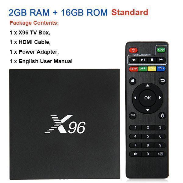 TV Box Android 6.0 2GB RAM 16GB ROM WIFI and a Keyboard - NOFRAN