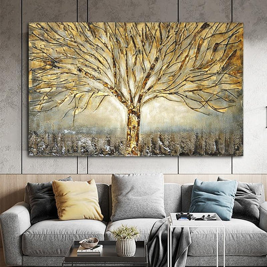 Tree Canvas Painting - Wall Art - NOFRAN