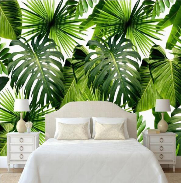 Tropical Leaf Mural Wallpaper, Nature - NOFRAN