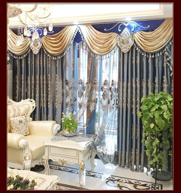 Velvet Blackout Curtains Luxury Living Room Bedroom Curtains - NOFRAN