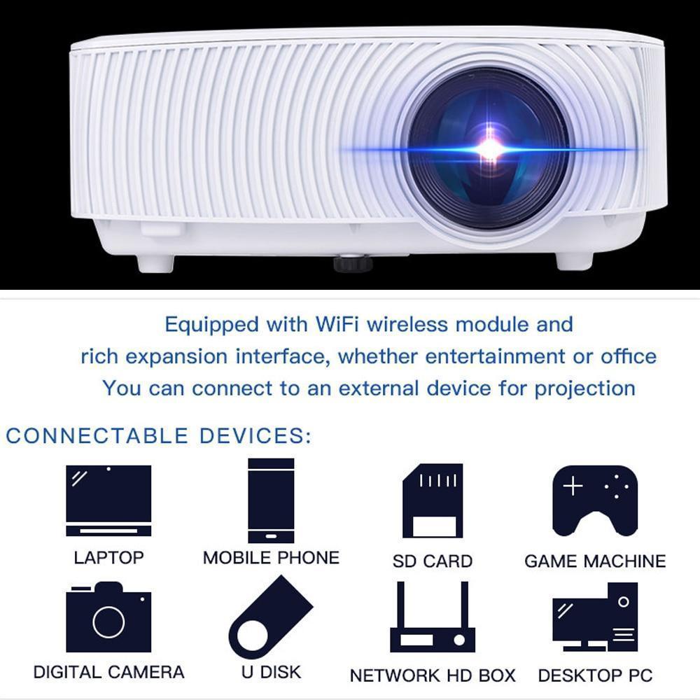 Video Projector HD 1080P Wireless LED Projector Beamer - NOFRAN