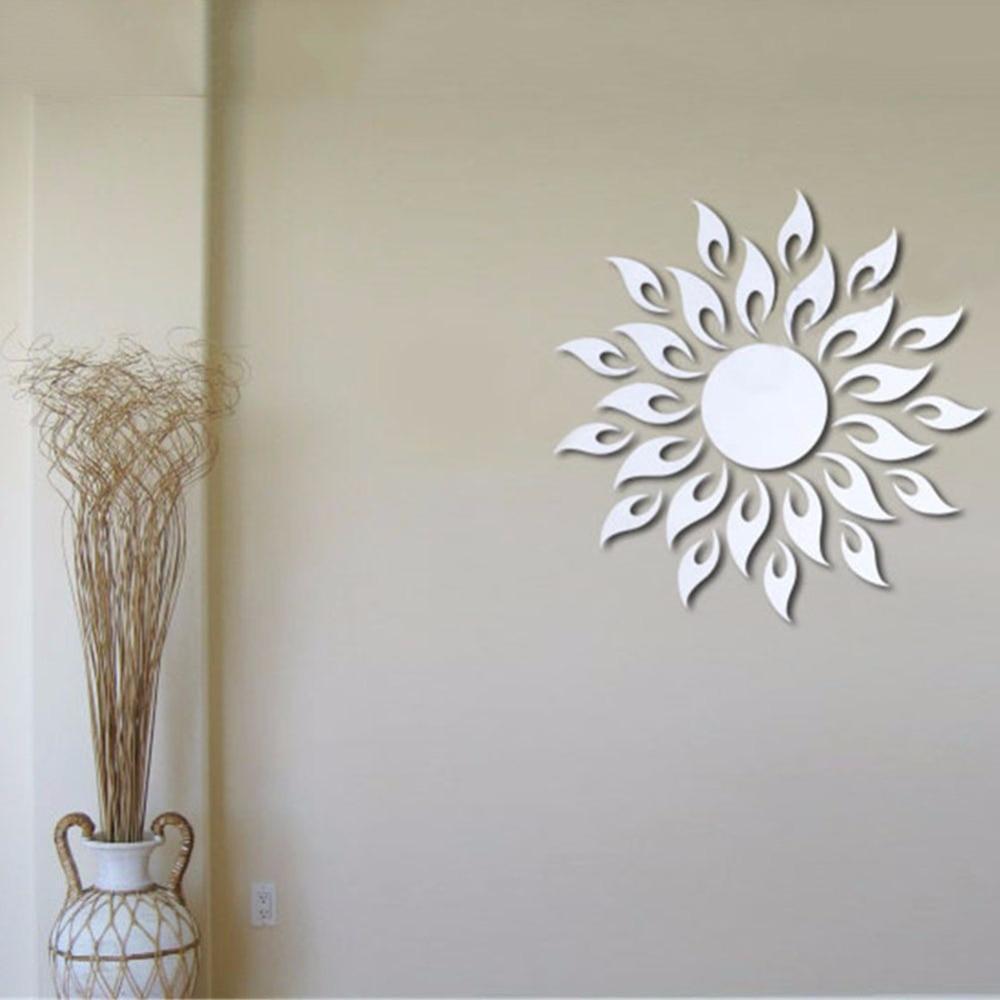 Wall Mirror 36ps/Set Creative Sun Mirror Wall Stickers - NOFRAN