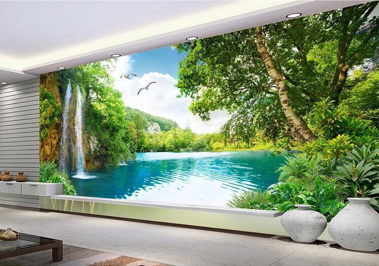 Waterfall Landscape Wallpaper - NOFRAN