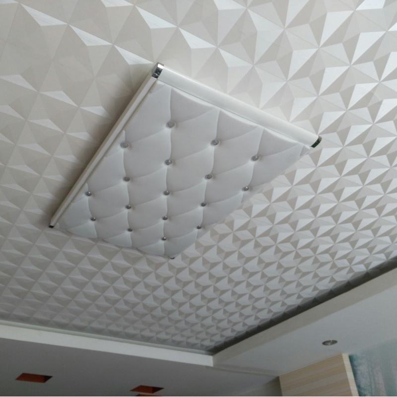 White PVC Ceiling Wallpaper - NOFRAN